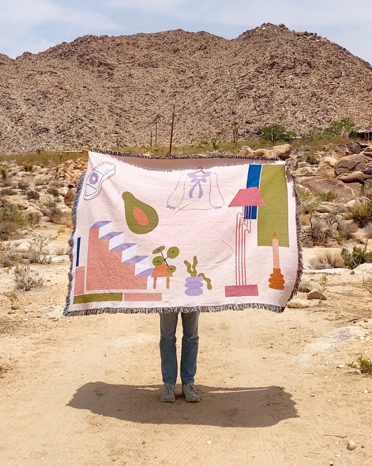 Couverture de Jet Tissée/Demeure