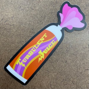 Turbulent - Die Cut Sticker