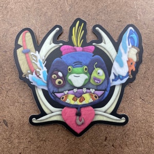 Stitched Together - Die Cut Sticker