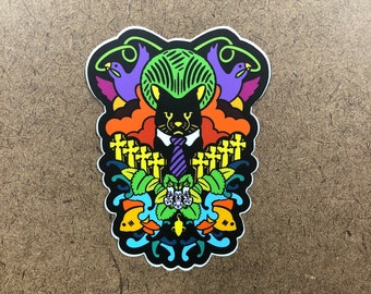 9 Lives - Die Cut Sticker