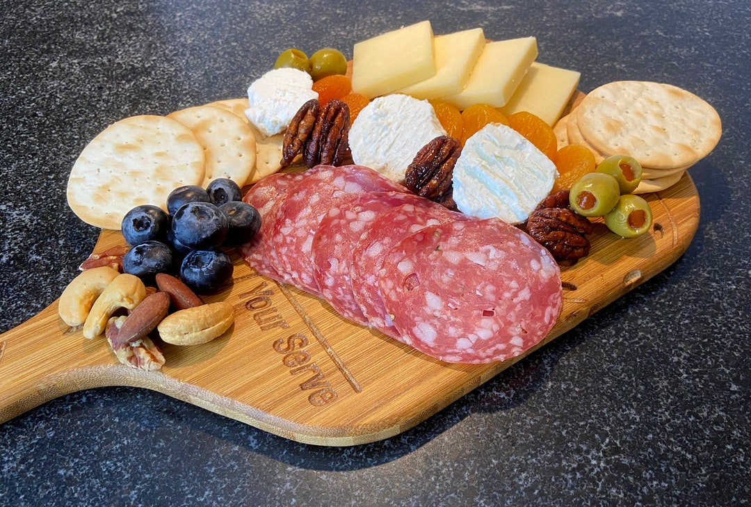 Pickleball Gift Cheese Board, Pickleball Paddle Charcuterie Board