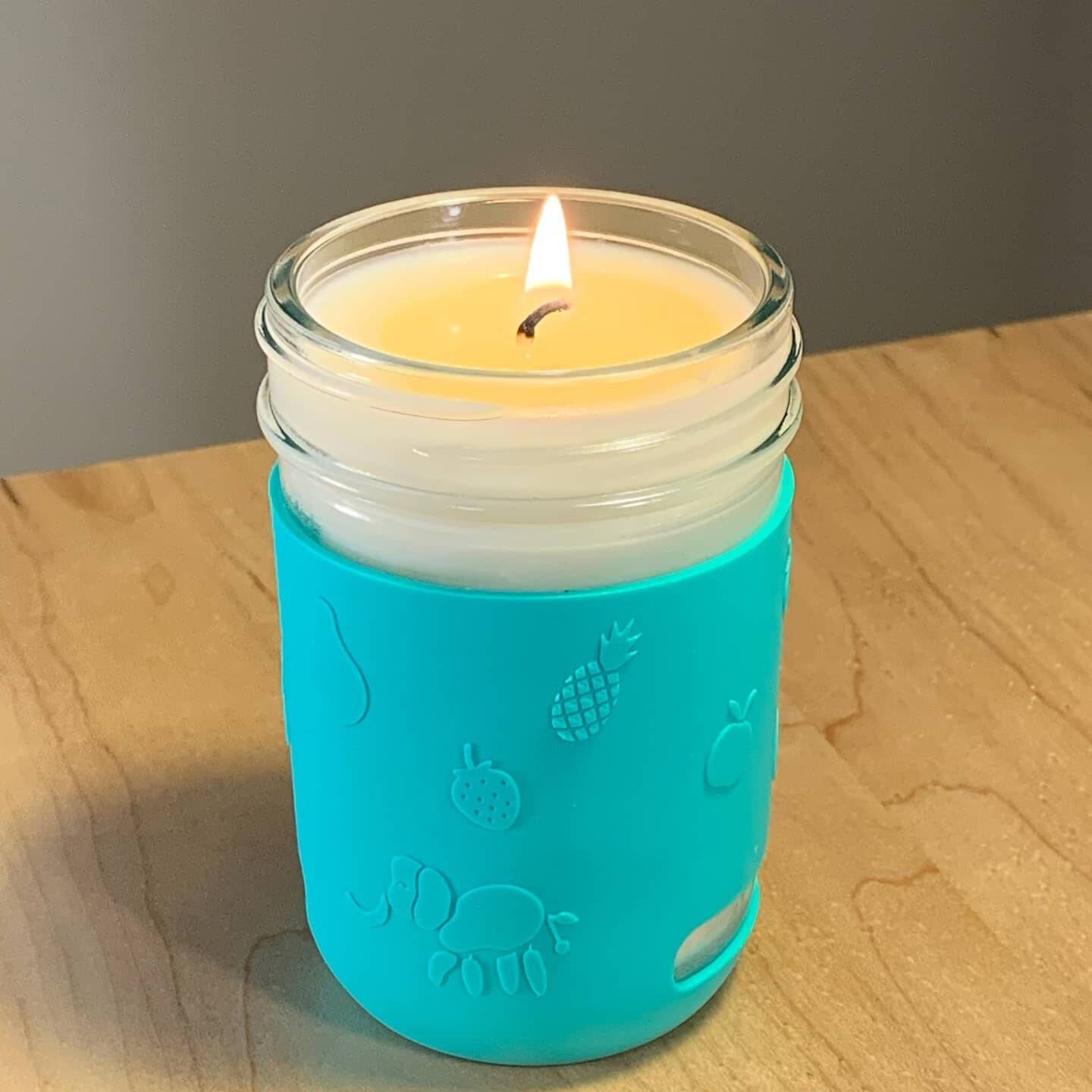 Orange Vanilla Scented Candle Mason Jar Candle Natural Soy Etsy.de