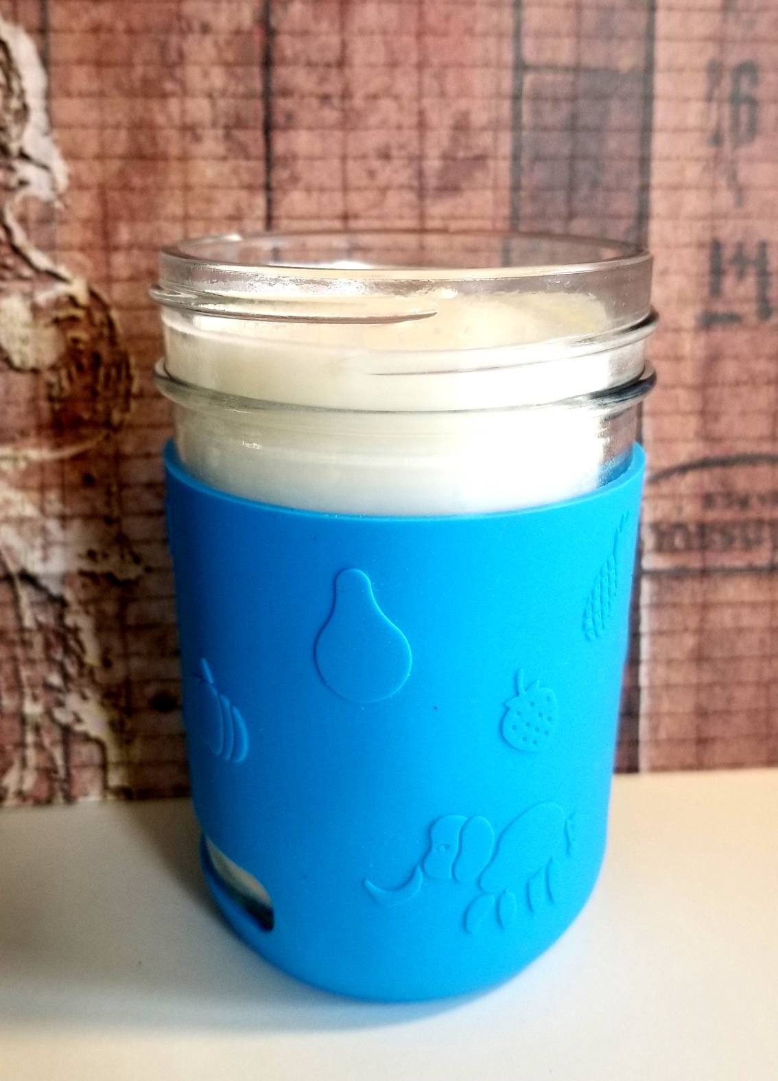 Orange Vanilla Scented Candle Mason Jar Candle Natural Soy Etsy.de