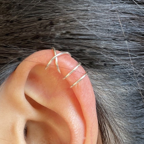 Star Ear Cuff No Piercing Starburst Climber Ear Cuff Etsy