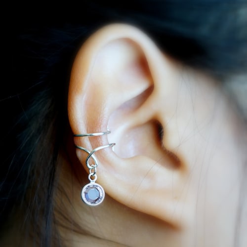 201minimalist Ear Cuff. No Piercing Simple Ear Cuff With Etsy