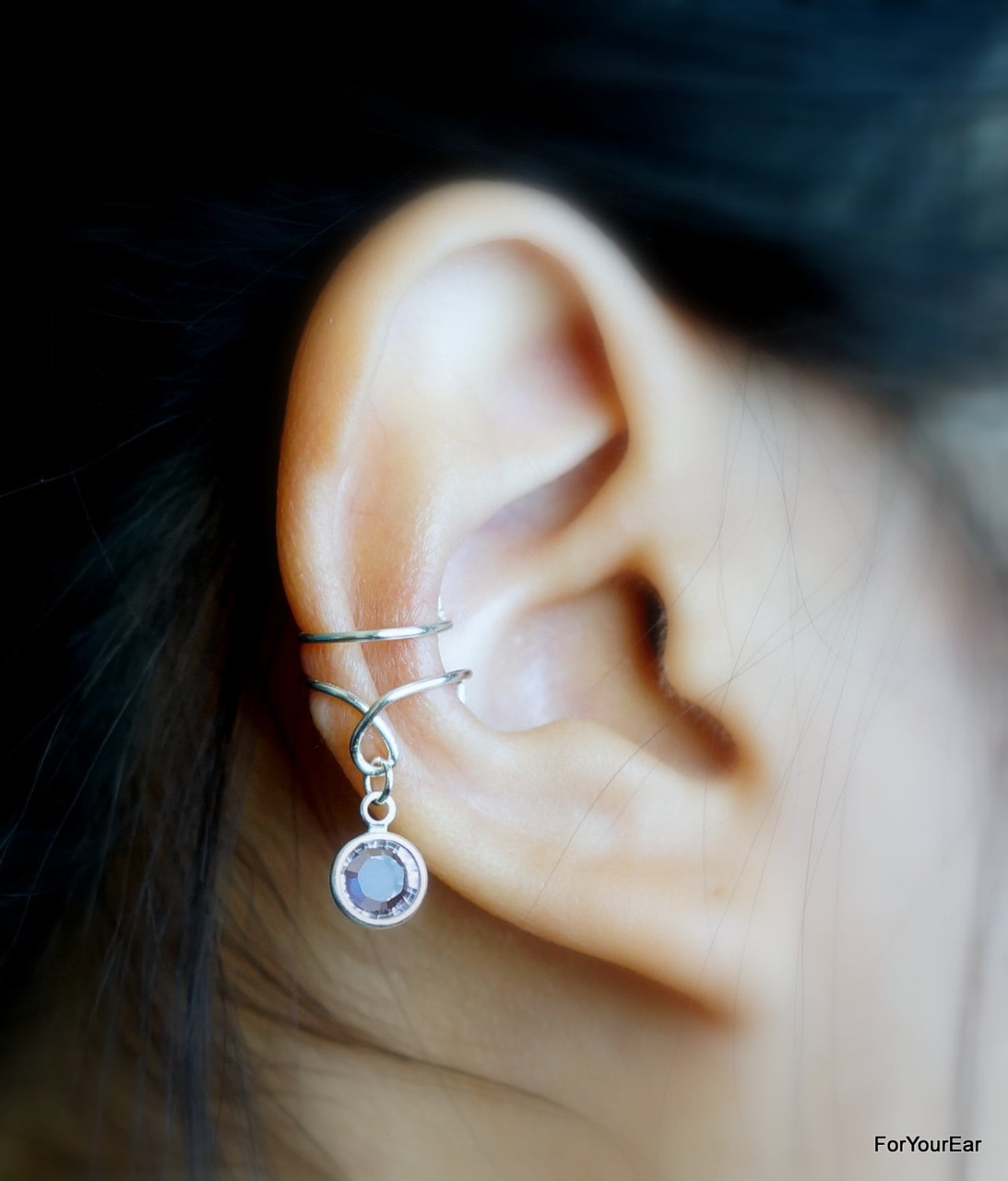 Dangling ear deals cuff