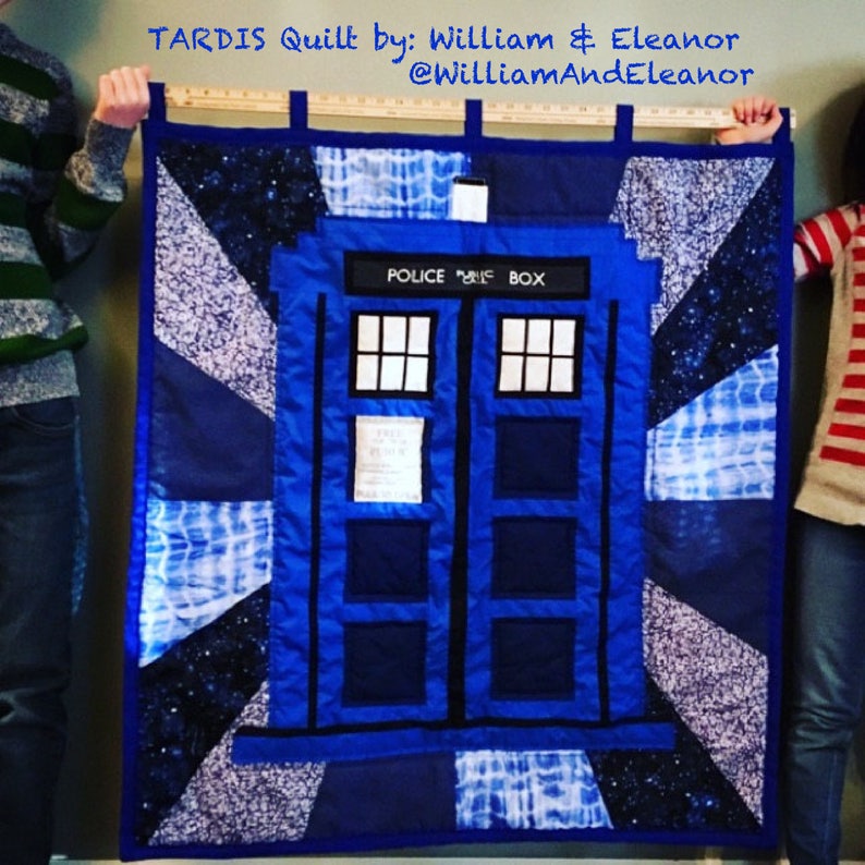 TARDIS Sign Fabric all sizes Police Public Call Box For