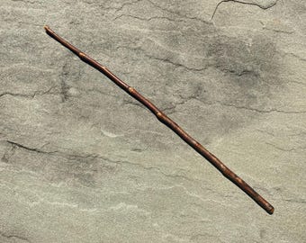 Magic Wand Natural Peach Wood 14.375” (Prunus persica)