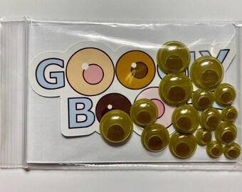Googly Boobs 16 piece Olive Pack