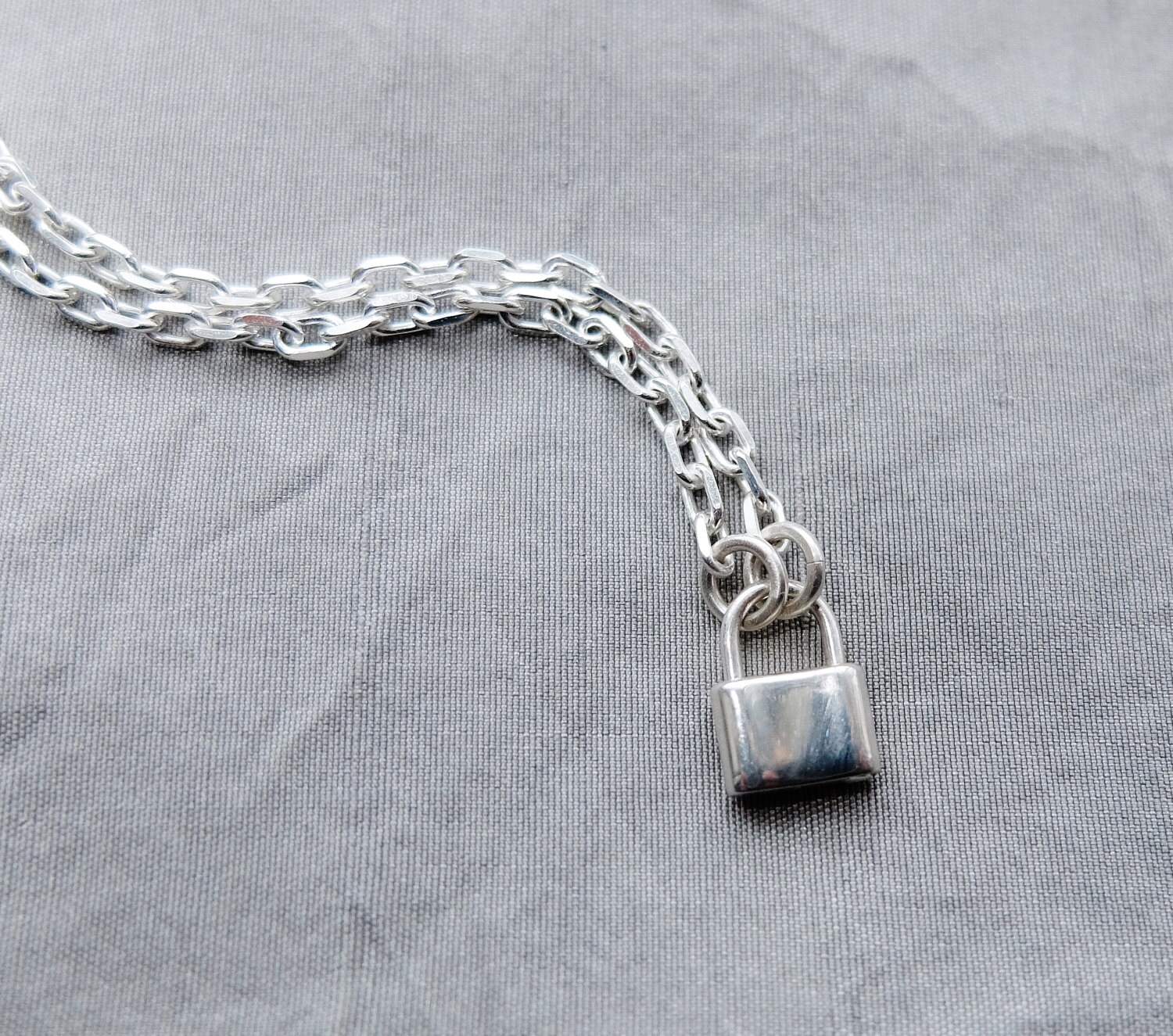 BDSM Padlock Collar Discreet Day Collar Petite Padlock Etsy