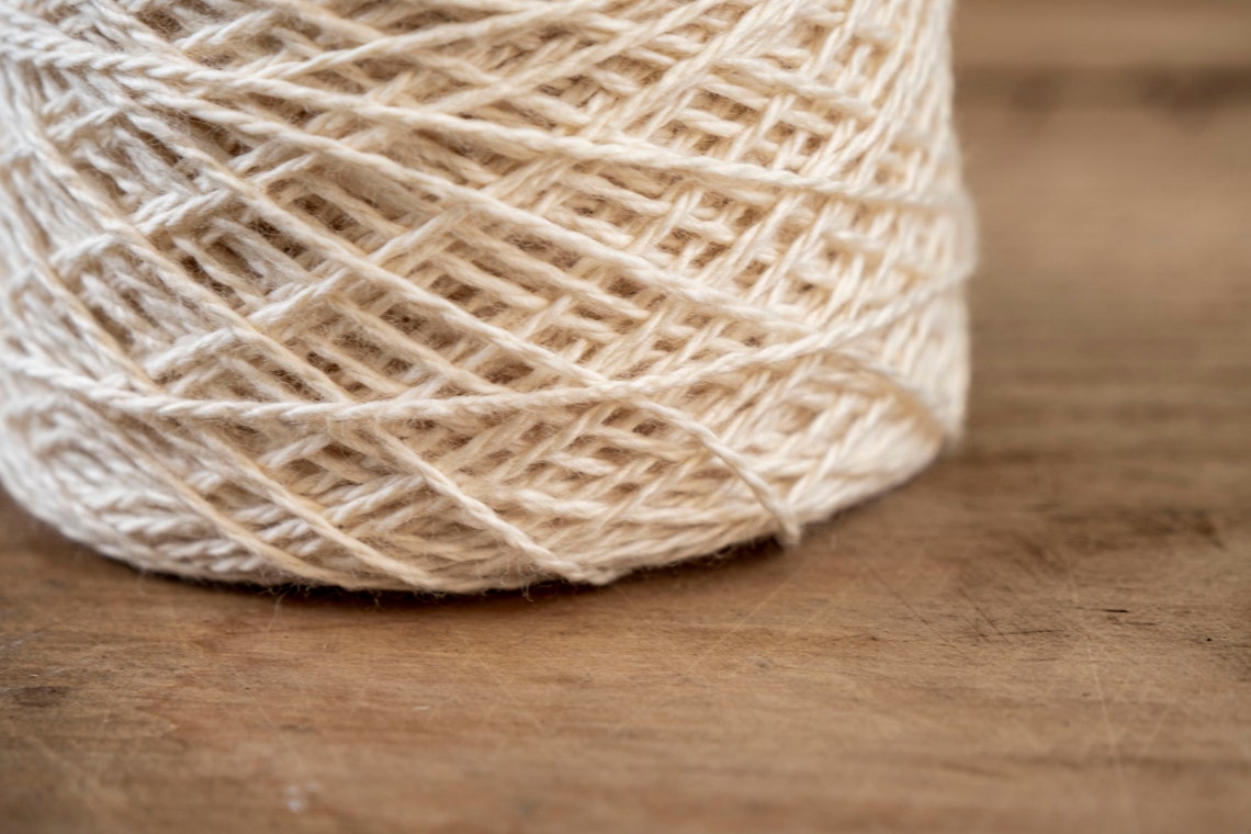 Cotton Yarn Pure Cotton Yarn Raw Cotton Yarnraw Unbleached Etsy