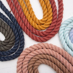 10 Mm Twisted Cotton Rope , Salmon Cotton Rope, Nautical Rope 