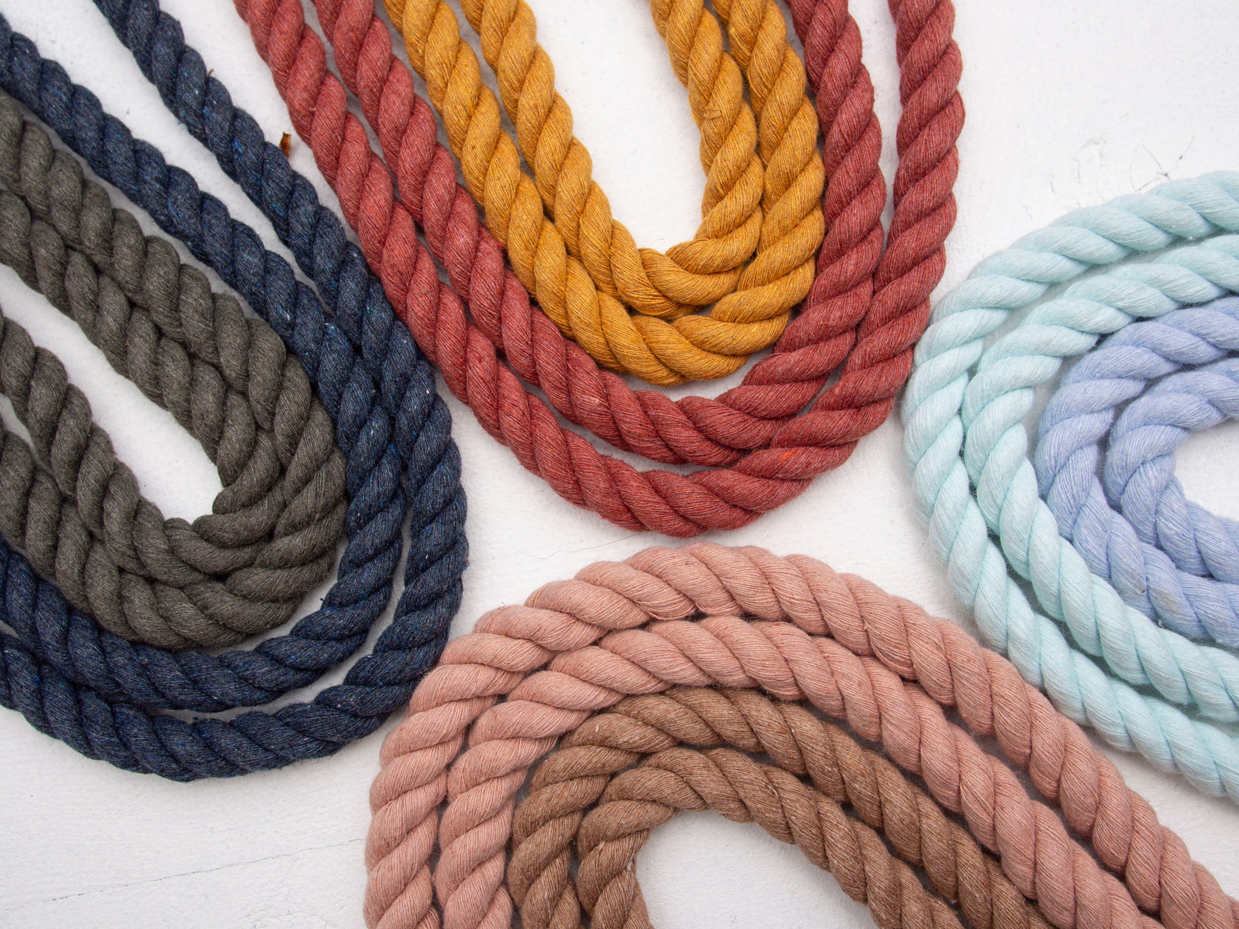 10 mm Twisted cotton rope Brown cotton rope Etsy