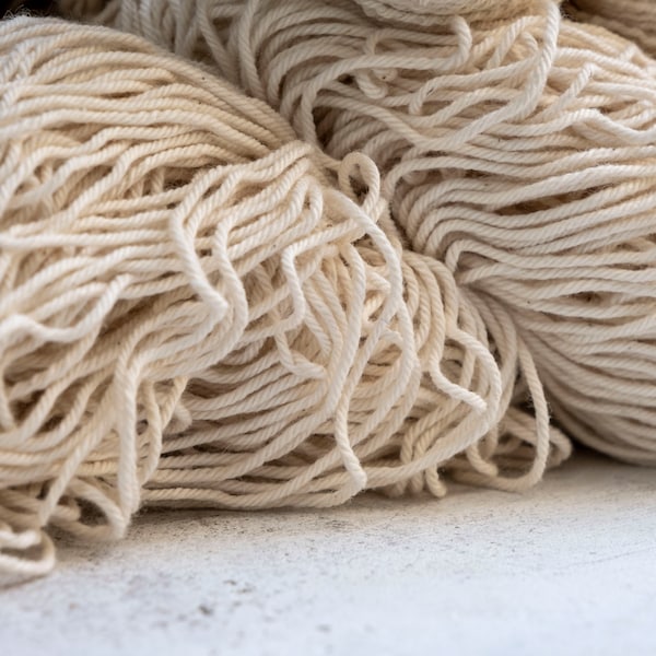 Hilo de urdimbre de algodón natural, envoltura de telar, colgante retorcido, hilo de algodón para colgar en la pared