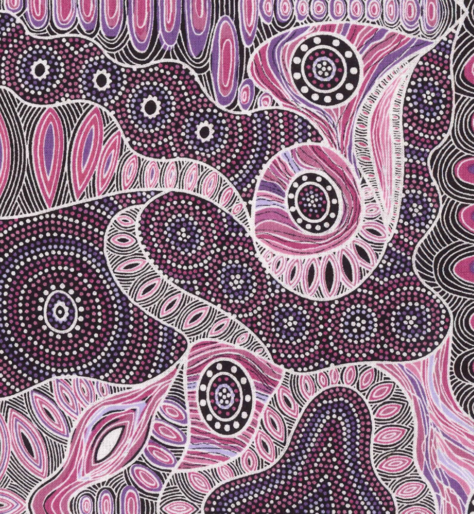 Regeneration Pink an Authentic Aboriginal Fabric - Etsy