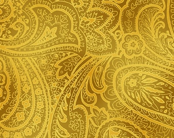 Radiant Paisley, Butternut & Gold