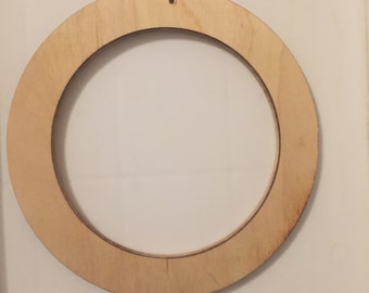 Decorative wind catcher hoop