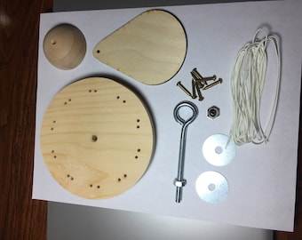 9" Windchime Repair Kit for 5,6,7 and 8 Tubes. For tube diameter of 1" to 2".