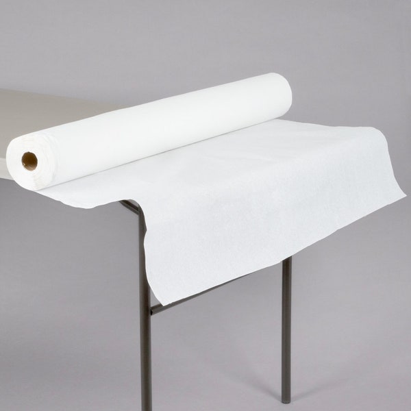 White Embossed Paper Banquet Roll 40"W x 300'L Recyclable & Biodegradable! Cut to fit Tablecover roll  Shipping Included!