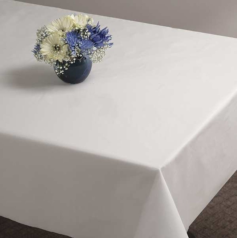Extra Wide WHITE Banquet Table Cover Roll 54 in X 150 Ft Etsy