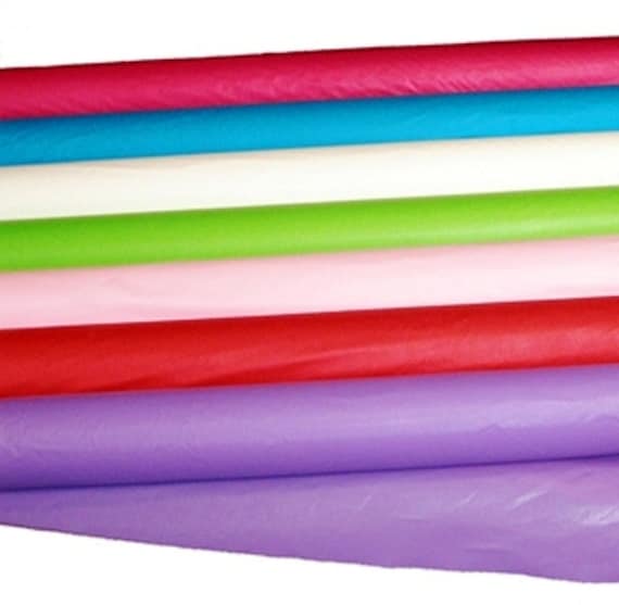 Orange Plastic Table Cover Roll - 40 Inch X 100 Feet - Disposable