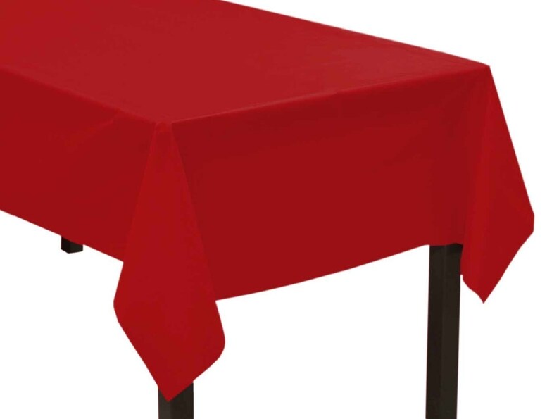 Extra Wide Banquet Table Cover Roll 54 in X 150 Ft RED Etsy
