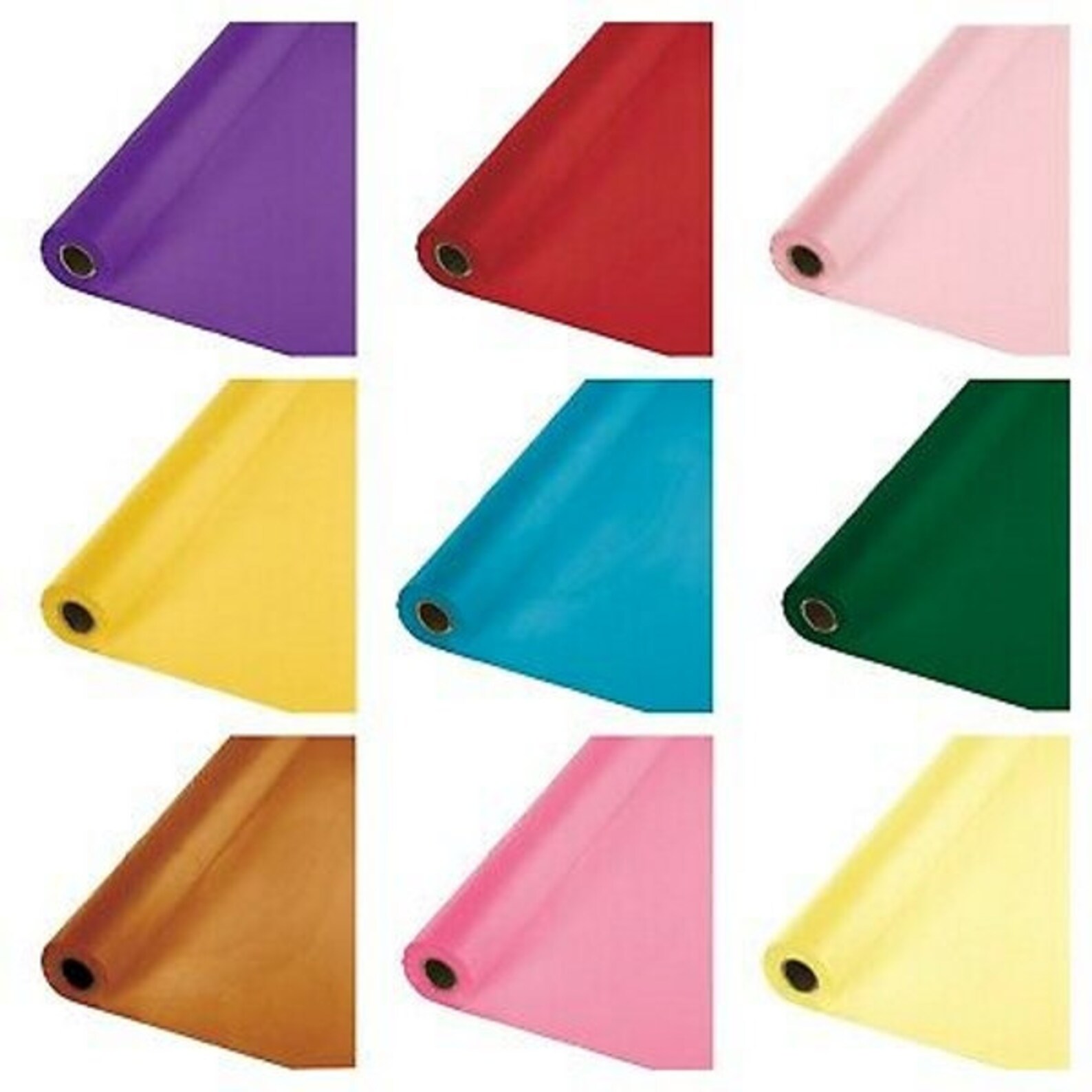 30 COLORS Banquet Table Cover Roll 40 W X 100 Ft L Etsy