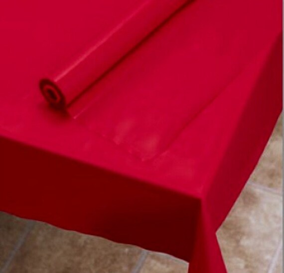 Extra Wide Banquet Table Cover Roll 54 in X 150 Ft RED Etsy
