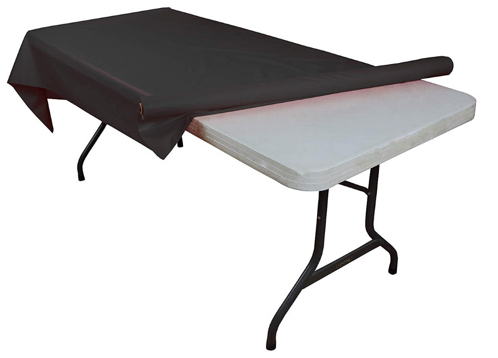 Extra Wide Black Banquet Table Cover Roll 54 in X 150 Ft Etsy