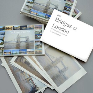 The Bridges of London postcard pack of 20 cards