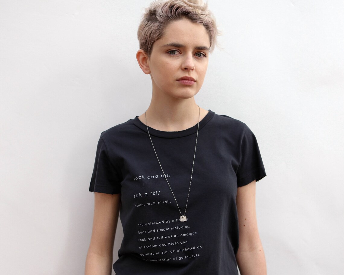 Rock N Roll Definition Tee Kult Designsblack Alternative Apparelmusic