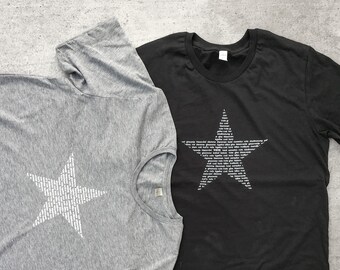 Men's 'Vote' Star Tee – 100 Languages, Alternative Apparel