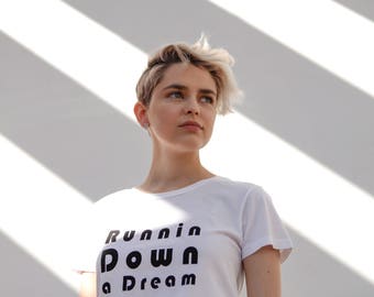 Runnin Down a Dream Graphic Tee – Kult Designs Cotton T-Shirt