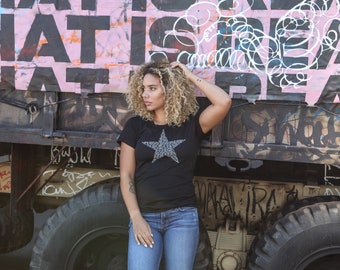 Women's Vote Tee- Kult Designs-Black Alternative Apparel-Vote in 100 languages
