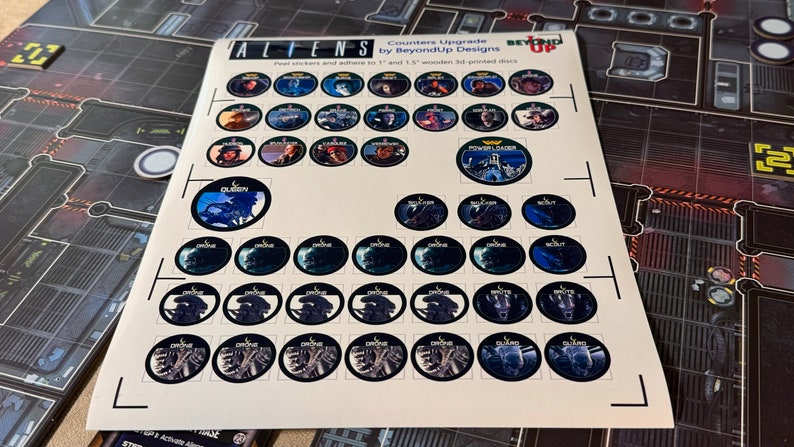 Counter Stickers Upgrade for Aliens Board Game (PDF) - Etsy