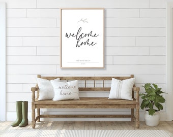 Welcome Home Customized Digital Print