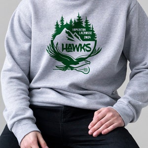 Hopkinton Hawks Lacrosse Custom Apparel - Hawks Crest