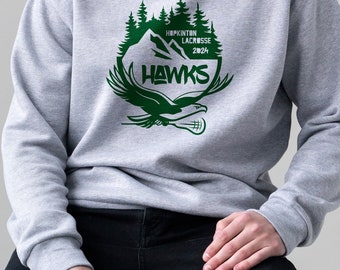 Hopkinton Hawks Lacrosse Custom Apparel - Hawks Crest