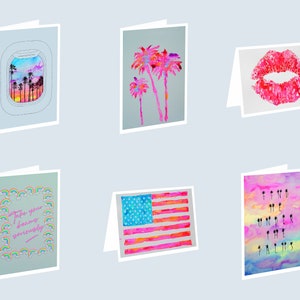CARTES (6 PACK) Le pack 'Cali Dreaming' de Niki Pilkington