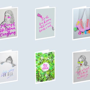 CARDS (6 PACK) Die 'Basic Bitch' Packung von Niki Pilkington