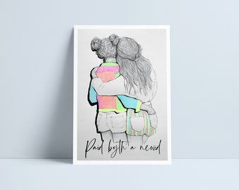 LARGE Paid byth a newid - Welsh print by Niki Pilkington