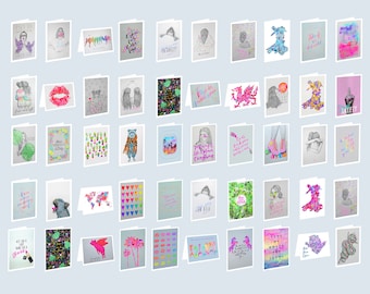CARDS (6 PACK) The 'Pick n Mix' pack COLLECTION 1 by Niki Pilkington