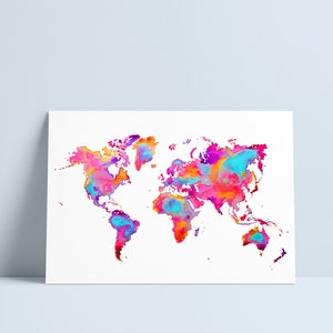 World Map by Niki Pilkington
