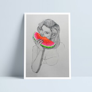 Watermelon love by Niki Pilkington