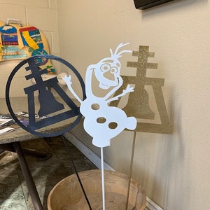 Olaf Metal Decor, Yard Stake, Wall Sign and Coat Hanger