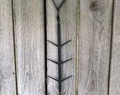 Primitive Wrought Iron Hearth Indian Corn Cob Drying Rack Wall Hanging heart
