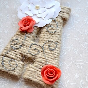 Vivero Decor - Decoración de la boda - bebé ducha Decor - despedida de soltera decoración - decoración de carta - carta ornamento - nombre ornamento - decoración letra