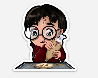 Harry The Baker Sticker