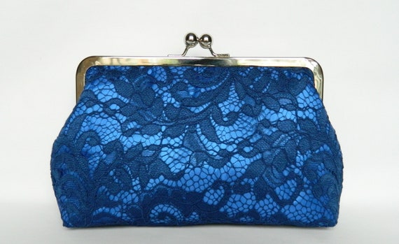 royal blue clutch bag