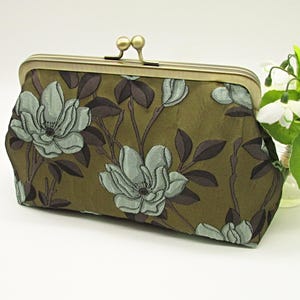バッグ flower jacquard clutch bag Jacquard Clutch - Etsy